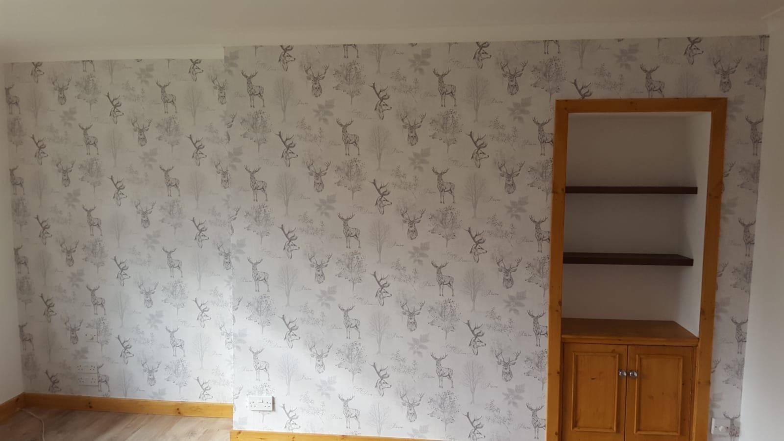 Feature Wall & Alcove Cupboard